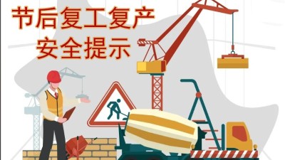 节后复工复产安全提示